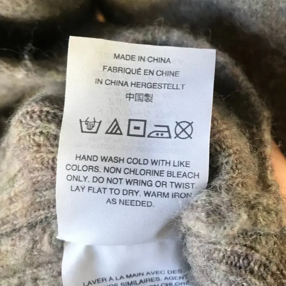 J. Crew • V Neck Front Pocket Tunic Sweater